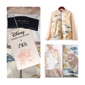 🌺CLEAR OUT ITEM🌺⭐️NWT Disney Stories Collection xZara Satin Bomber